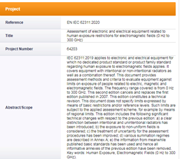 European standard update: EN IEC 62311:2020